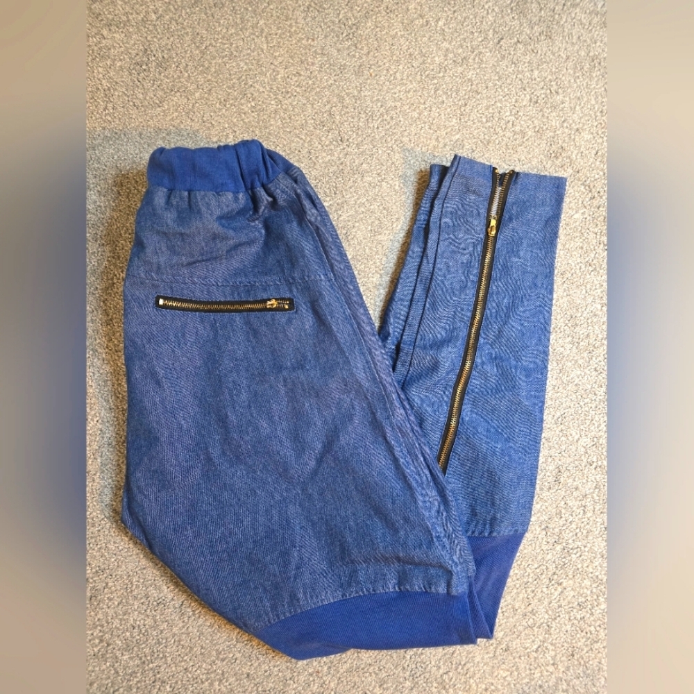 Iridium Indigo Double Zip Jogger Men's Size 36 NWT